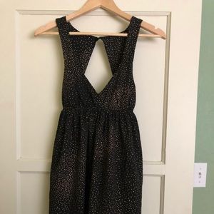 ROXY vneck open back dress